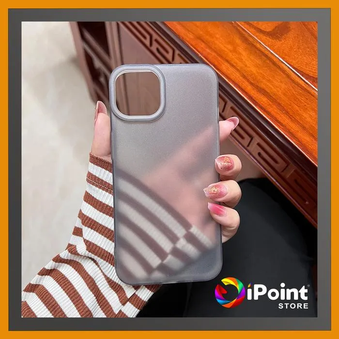 Softcase Ultra Thin Matte Silicone Anti Shock Lembut, Tidak Licin for IPhone