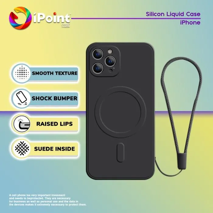 Softcase iPhone 11 M4gsafe Square Logo Lens Protection + Bludru Inside