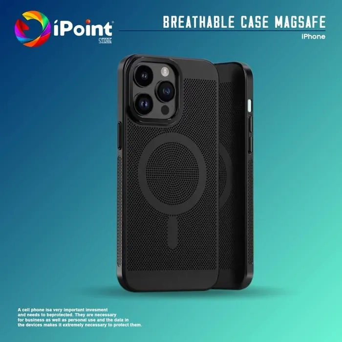 iPhone 16 Series Ultra thin Breathable Premium Airway Case With M4gsafe Support