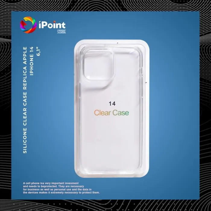 Case iPhone 14 Series Clear Silicone