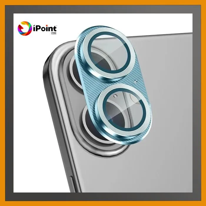 iPhone 16 / 16 Plus Metal Camera Full Lens Protector anti gores camera protector camera pelindung camera