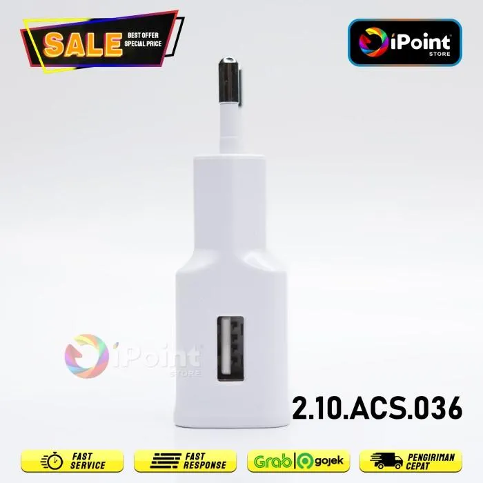 Charger S4msung 10.6 Watt Micro USB White 0ri