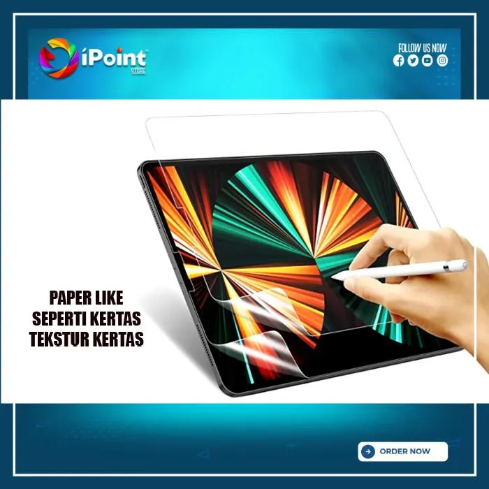 SCREENGUARD DENGAN MATERIAL SEPERTI KERTAS / P4PER LIKE ANTI GLARE UNTUK IPAD / TABLET