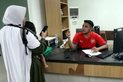 Pelayanan publik bernuansa Piala Dunia