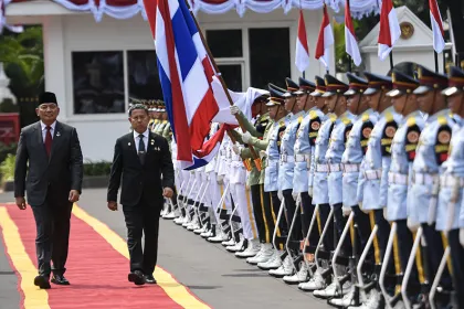Kunjungan Menteri Pertahanan Tailan