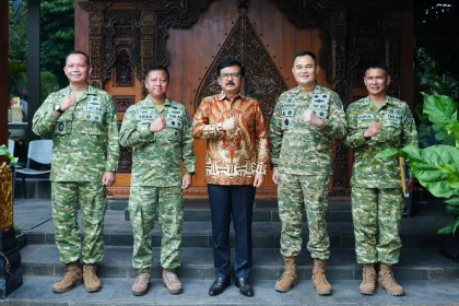 Merawat Silaturahmi, Kas Kohanudnas Silaturahmi Dengan Mantan Panglima TNI.
