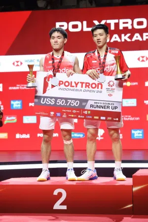 Langkah Raymond/Joaquin di Final BWF Super 1000 Perkuat Optimisme Regenerasi Bulu Tangkis Indonesia