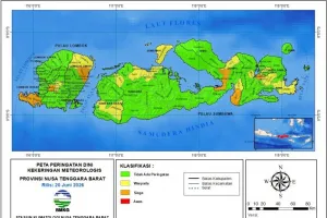 BMKG Tetapkan Sejumlah Wilayah NTB Siaga Kekeringan, El Nino Diprediksi Menguat hingga Akhir 2026