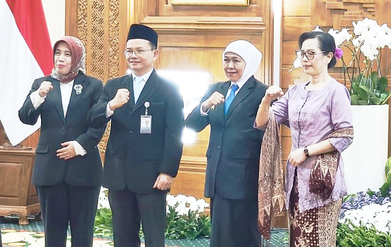 Khofifah Minta Kepala BPKP Jatim Hasoloan Manalu Perkuat Sinergi Tata Kelola Daerah