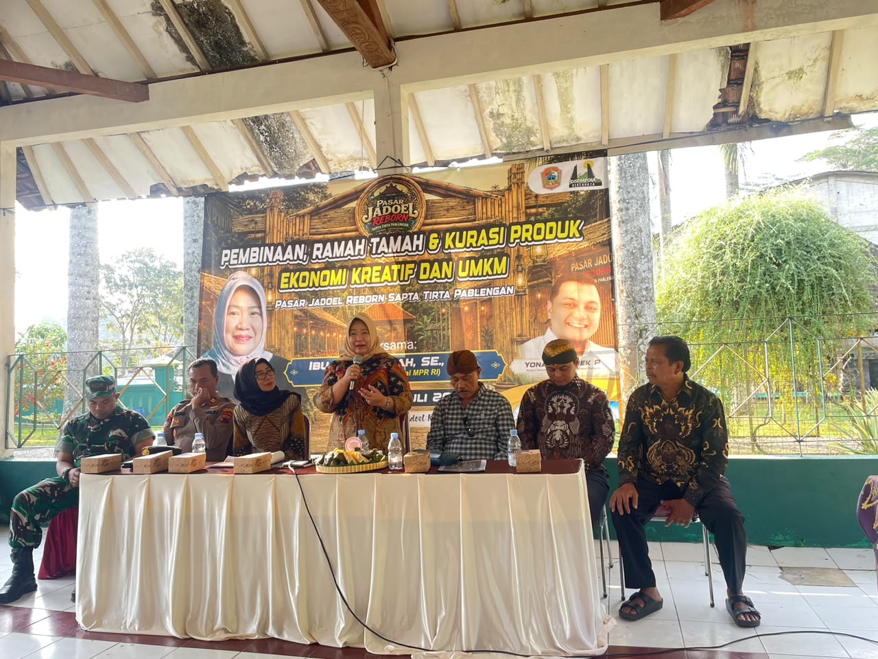 Siti Fauziah Dorong UMKM Berdaya Saing, Pasar Jadoel Reborn Pabelan Jadi Motor Ekonomi Rakyat
