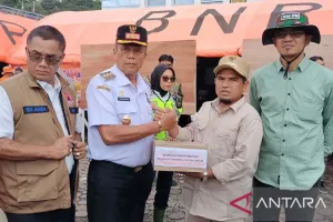 Pengerahan 56 Personel dan Peralatan Kebencanaan Bantu Penanganan Bencana Solok