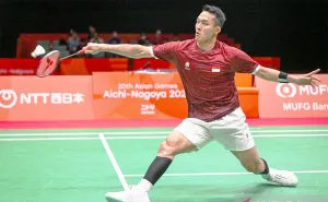 Tiga Kali Main Tiga Kali Tumbang, Jonatan Christie Minta Maaf Usai Dibantai Shi Yuqi di Final