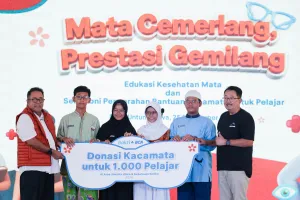 1.000 Pelajar Kepulauan Seribu dan Jakut Dapat Bantuan Kacamata