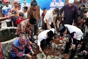 Pembangunan Kembali 10 Rumah Warga Korban Kebakaran