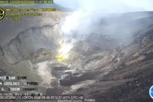 Gempa Vulkanik Gunung Lokon Mendadak Meningkat, Warga Diingatkan Soal Ini