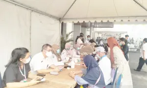 Warga Diserang Kabut Asap, Pemkab Kobar Sediakan Oksigen dan Cek Kesehatan Gratis