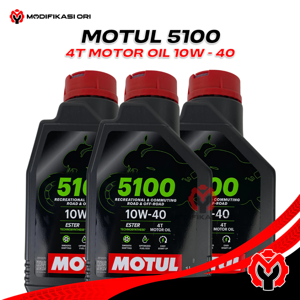OLI MESIN 51004T 10W-40 1 LTR MOTUL