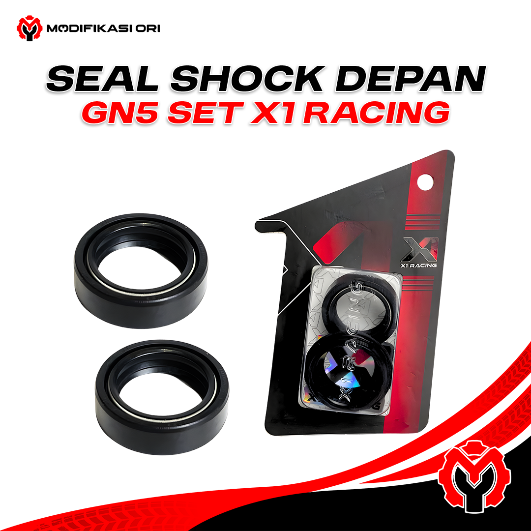 SEAL SHOCK DEPAN GN5 SET X1 RACING