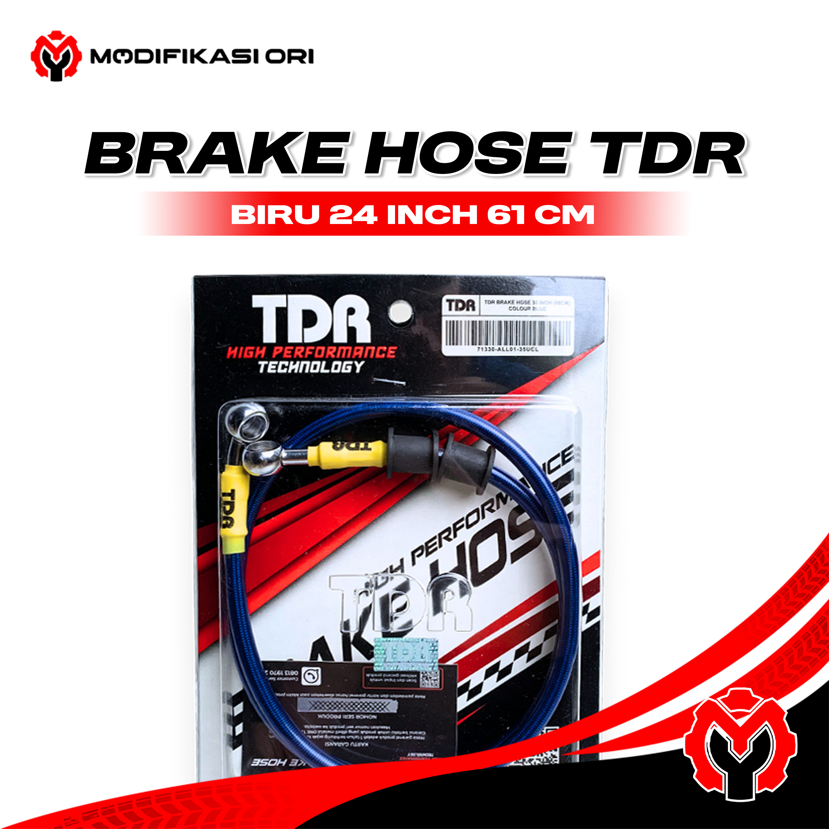 BRAKE HOSE BIRU 24 INCH 61 CM TDR