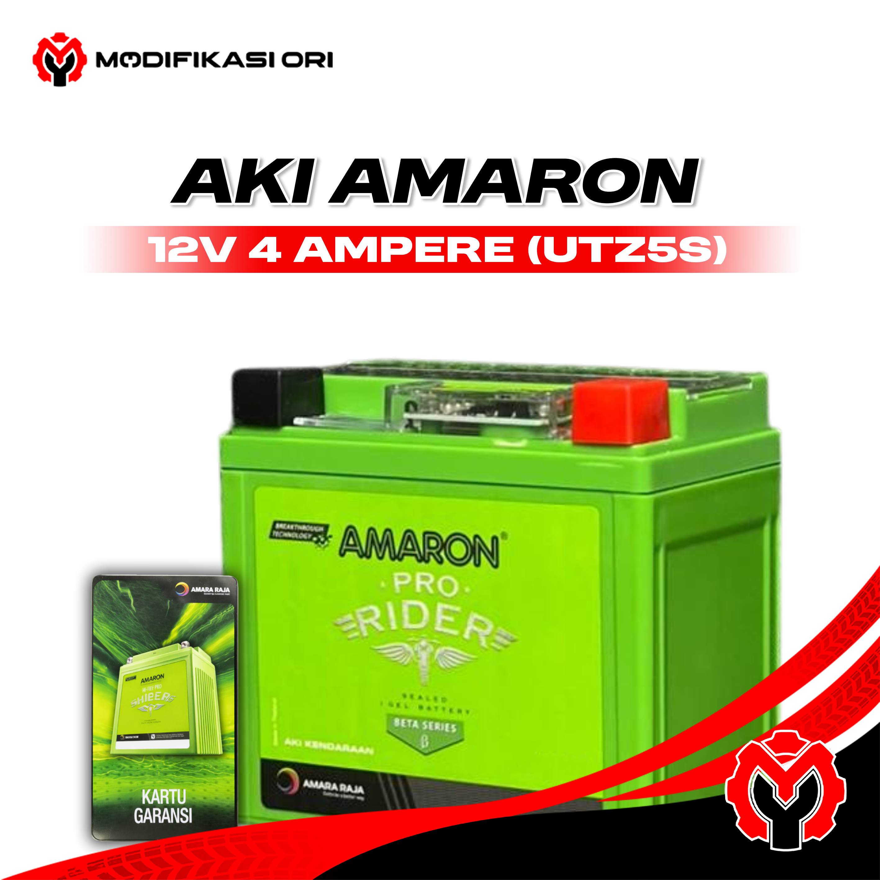 AKI 12V 4 AMPERE AMARON