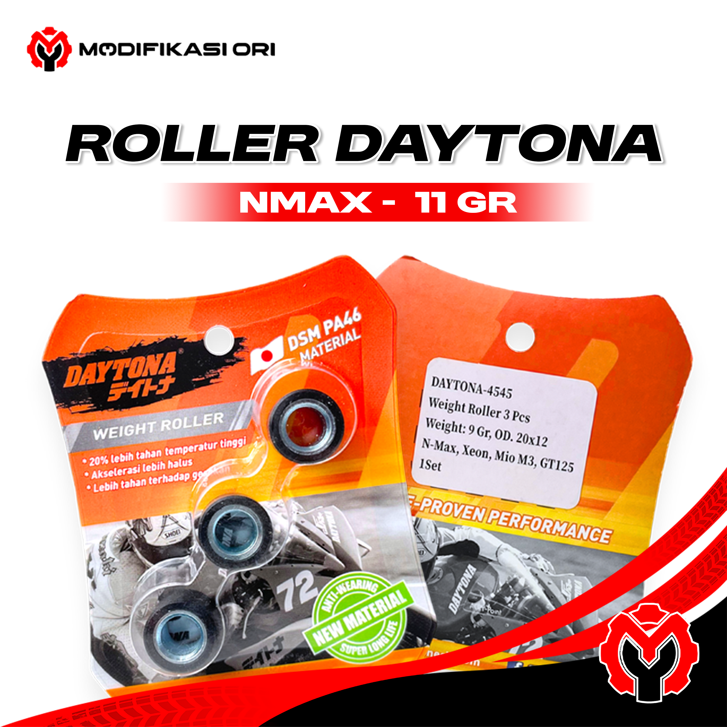 ROLLER 11GR NMAX DAYTONA