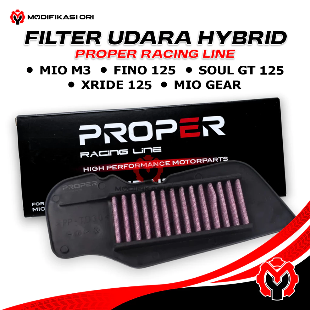 FILTER UDARA MIOM3/FINO 125/SOUL GT 125 PPROPER