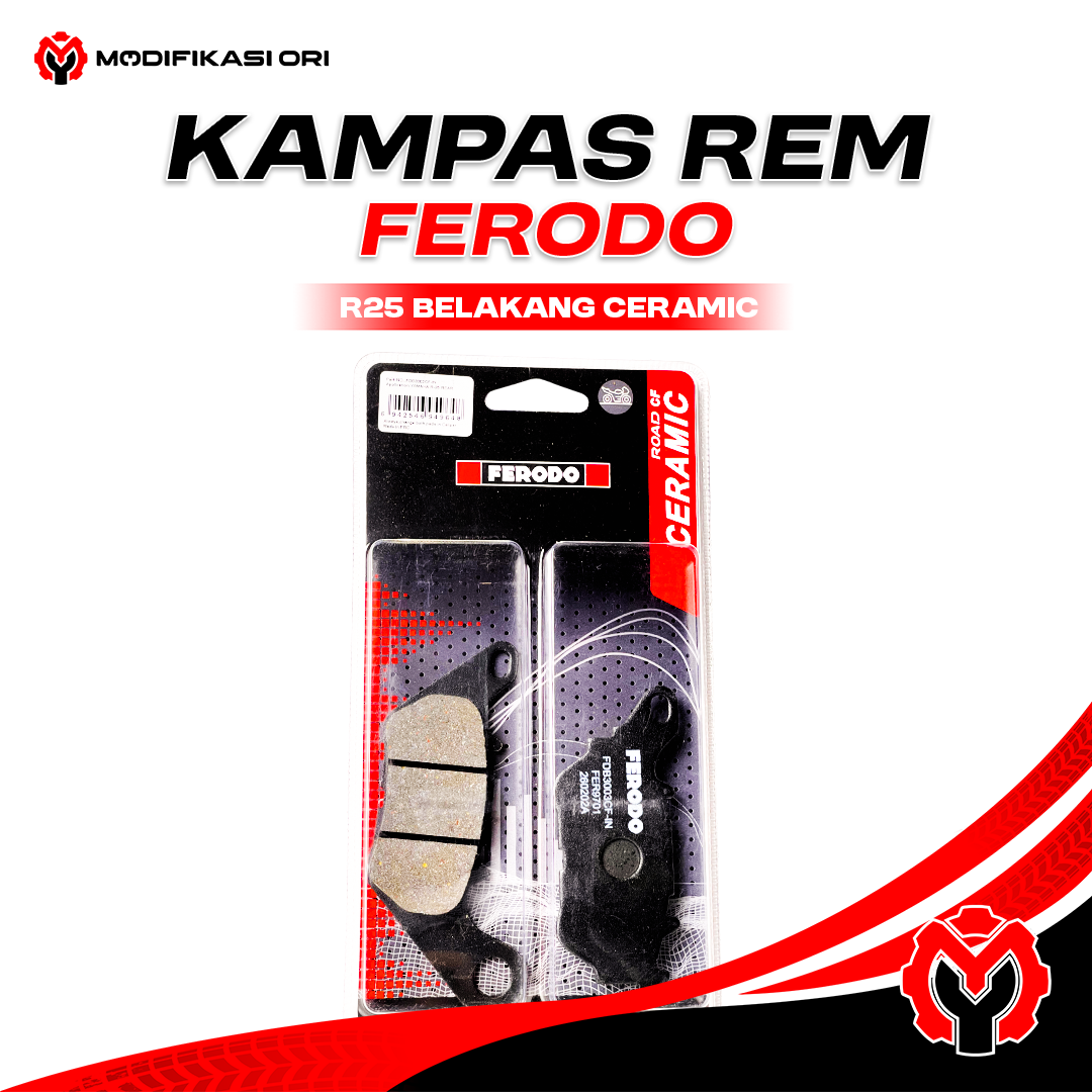 KAMPAS REM YAMAHA R25 BELAKANG CERAMIC FERODO
