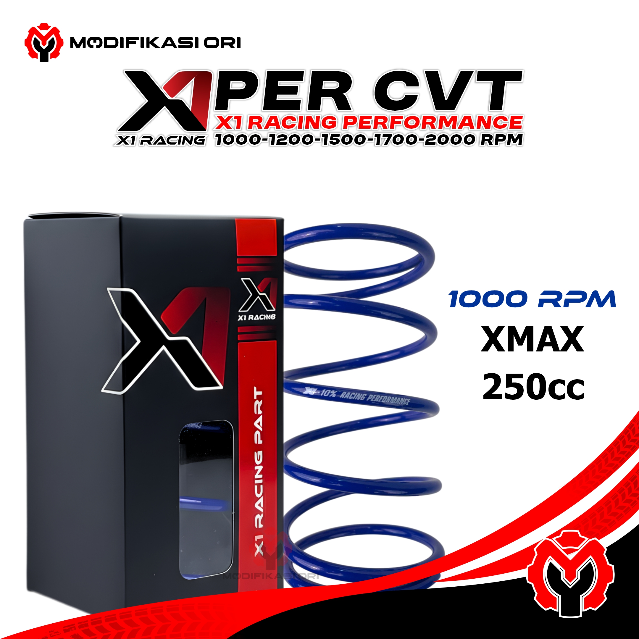PER CVT XMAX 1000 RPM X1 RACING