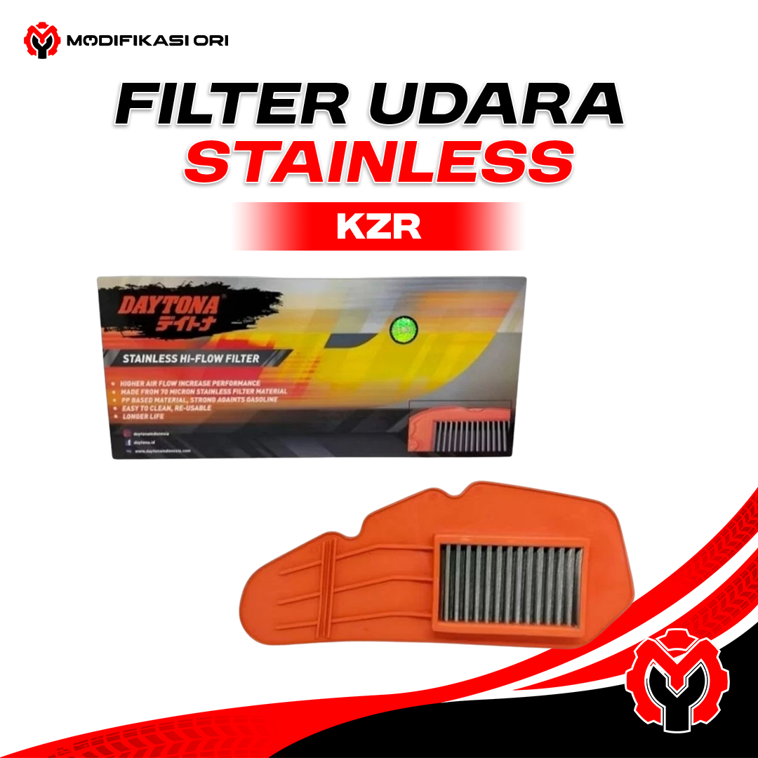FILTER UDARA STAINLESS KZR DAYTONA