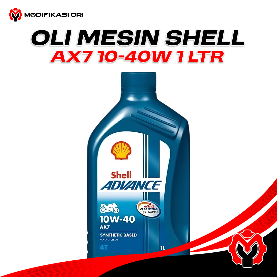 OLI MESIN AX7 10-40W 1 LTR SHELL