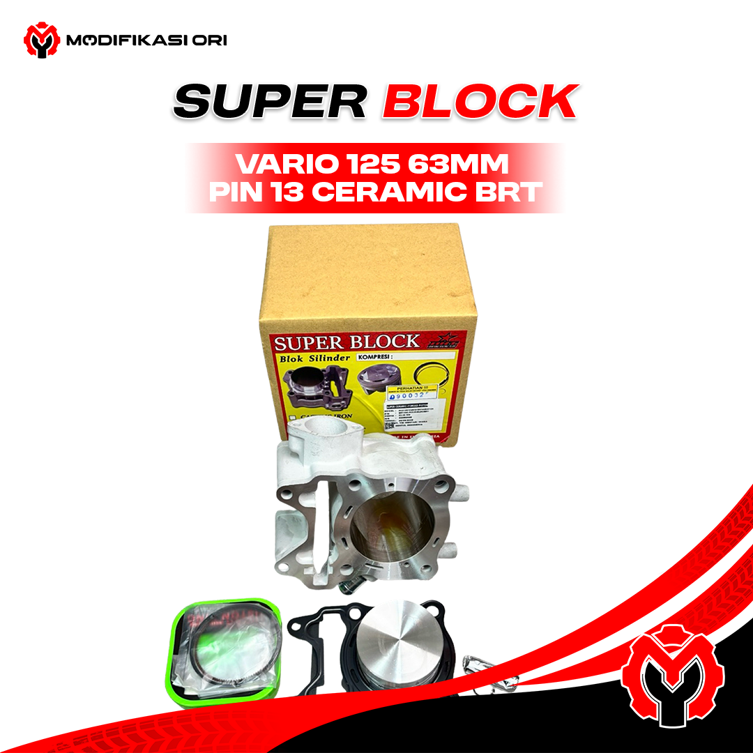 SUPER BLOCK VARIO 125 63MM PIN 13 CERAMIC BRT