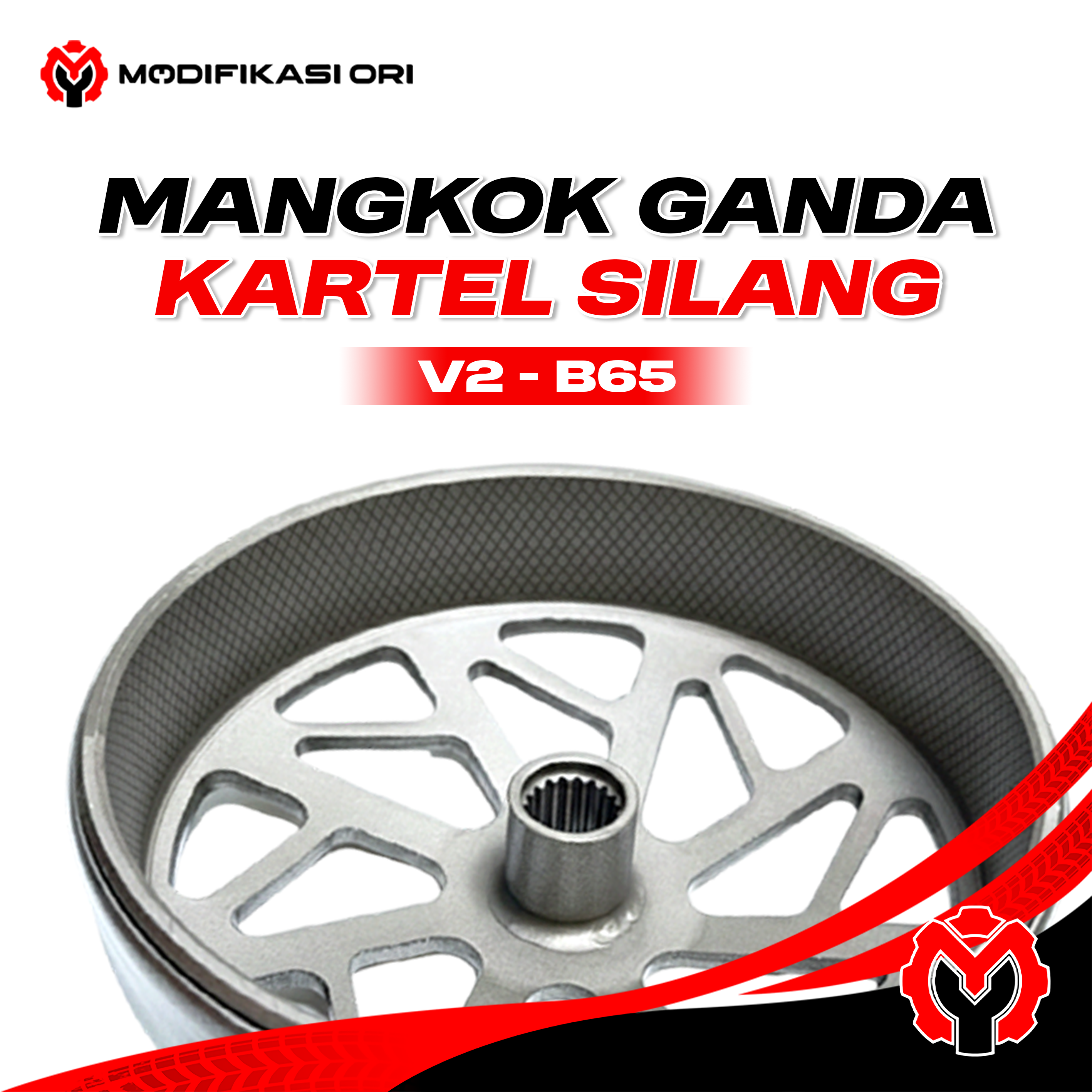MANGKOK GANDA KARTEL SILANG B65 V2 RACING