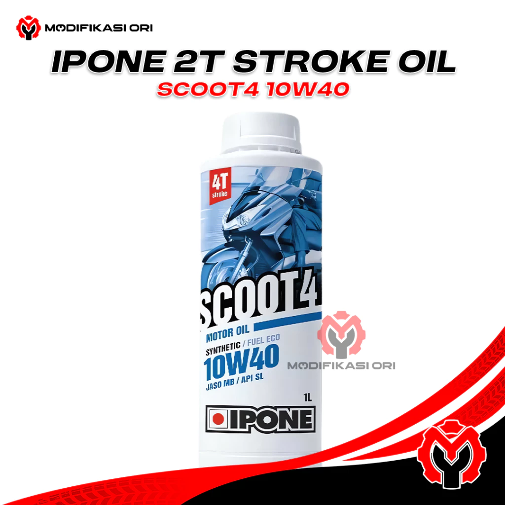OLI MESIN SCOOT 4 10W-30 1 LTR IPONE