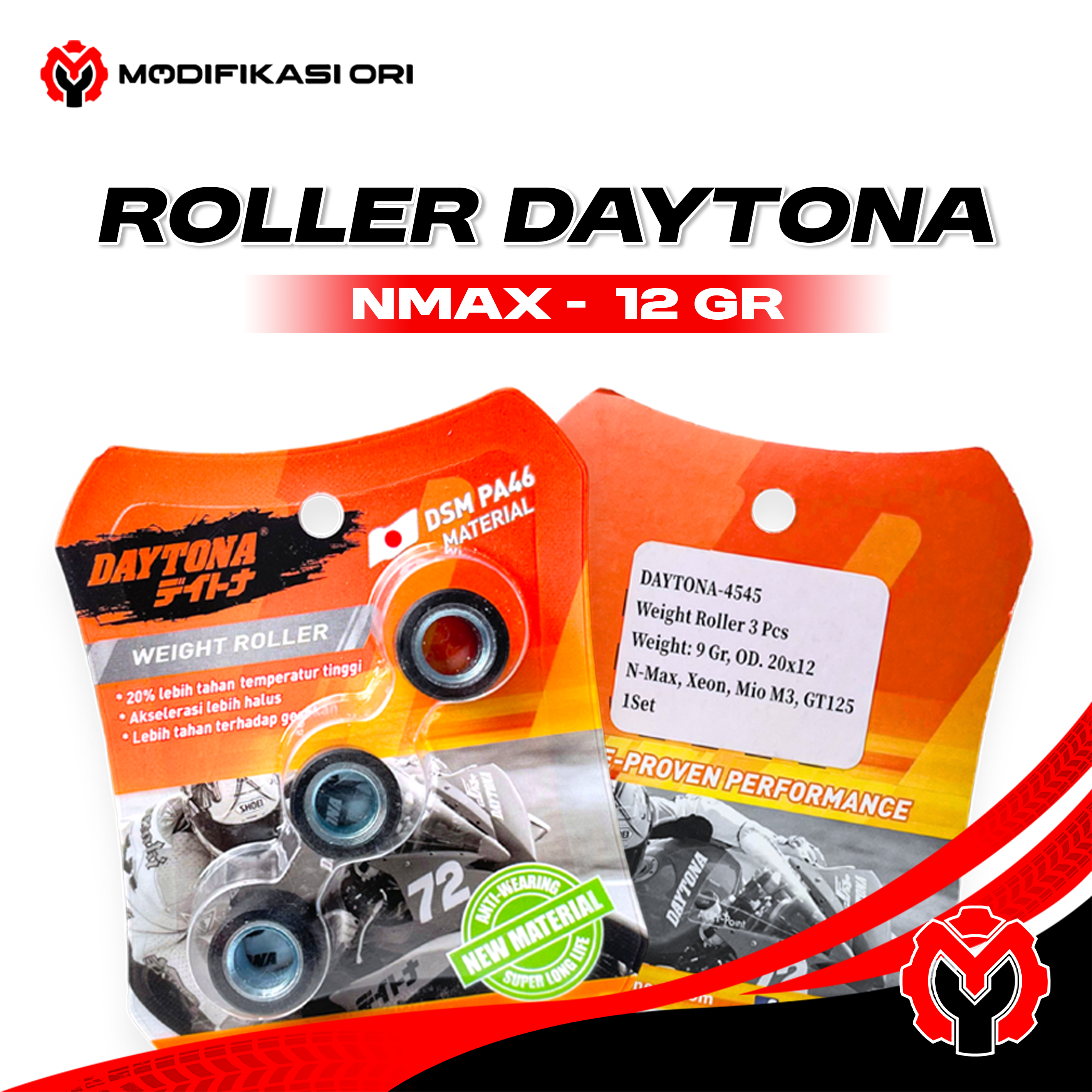 ROLLER 12GR NMAX DAYTONA