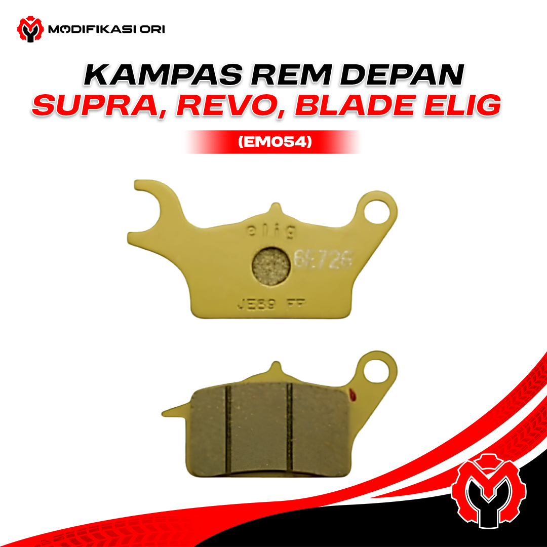 KAMPAS REM DEPAN SUPRA, REVO, BLADE (EM054) ELIG