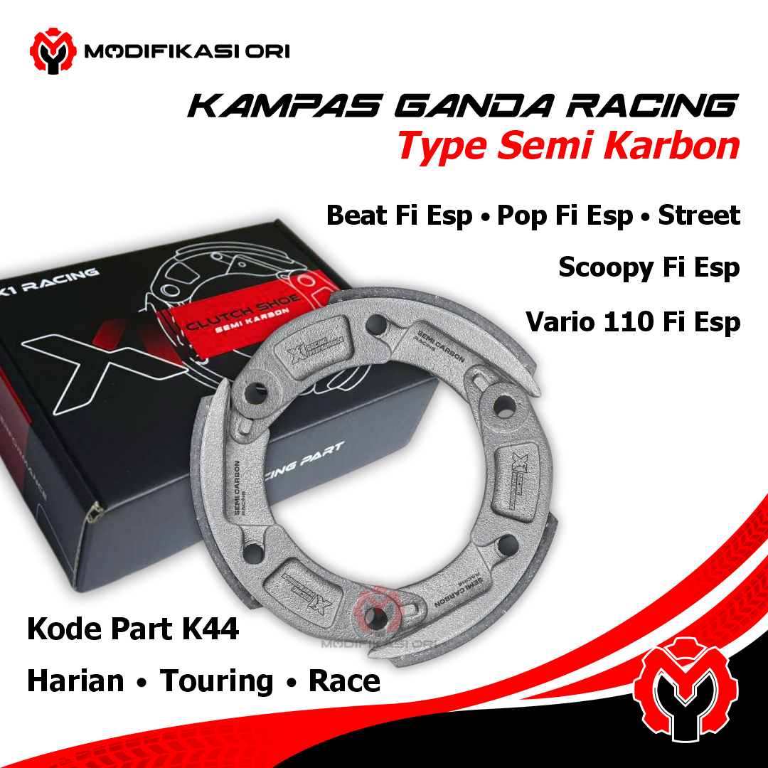 KAMPAS GANDA K44 SEMI KARBON X1 RACING