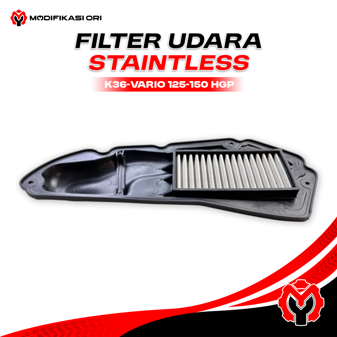 FILTER UDARA STAINTLESS K36-VARIO 125-150 HGP
