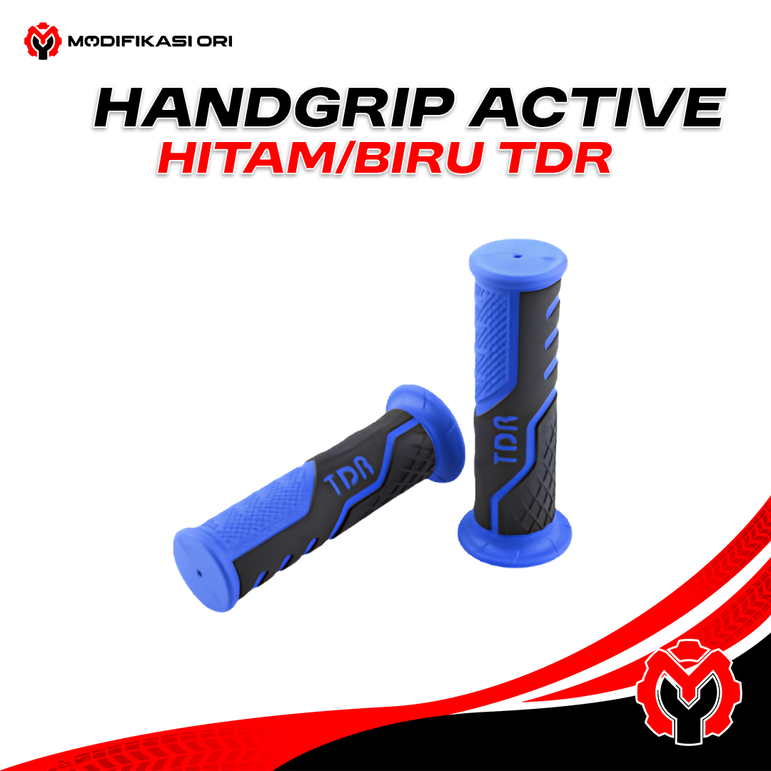 HANDGRIP ACTIVE HITAM/BIRU TDR