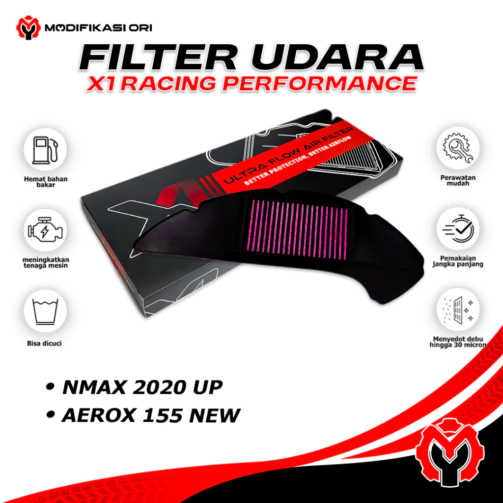 FILTER UDARA NMAX NEW X1 RACING