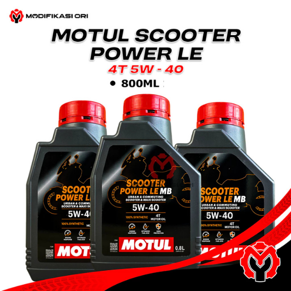 OLI MESIN SCOOTER POWER LE 5W-40 800 ML MOTUL