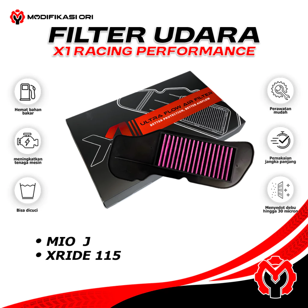 FILTER UDARA MIO J X1 RACING