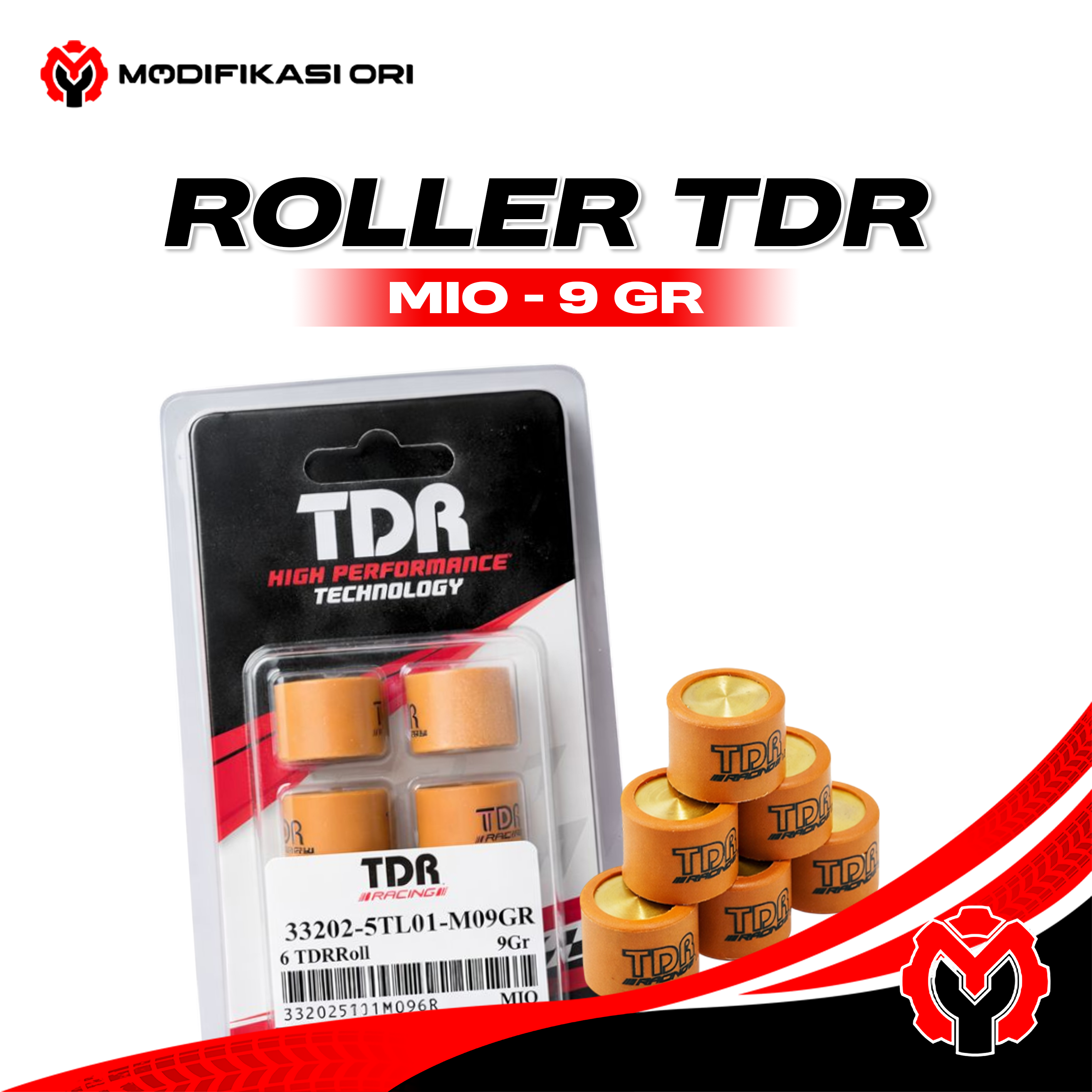 ROLLER 9GR MIO KARBU TDR