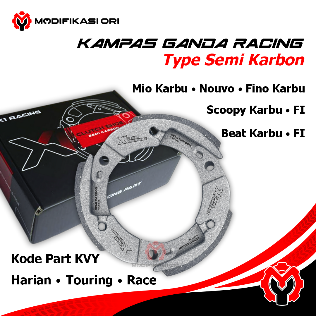 KAMPAS GANDA KVY SEMI KARBON X1 RACING