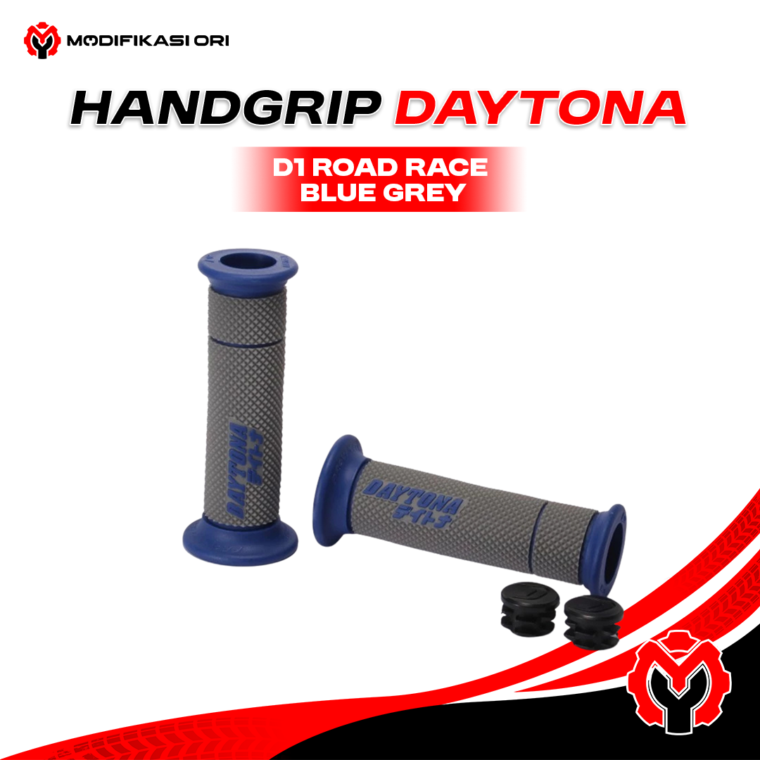 HANDGRIP D1 ROAD RACE BLUE GREY DAYTONA