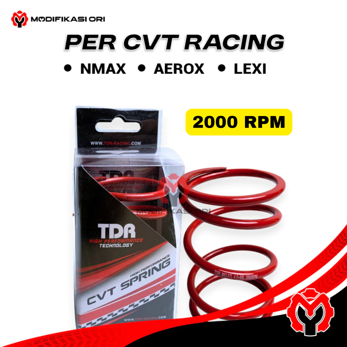 PER CVT NMAX 2000 RPM TDR