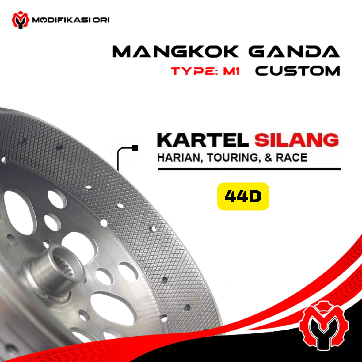 MANGKOK GANDA REGULER 44D KARTEL SILANG