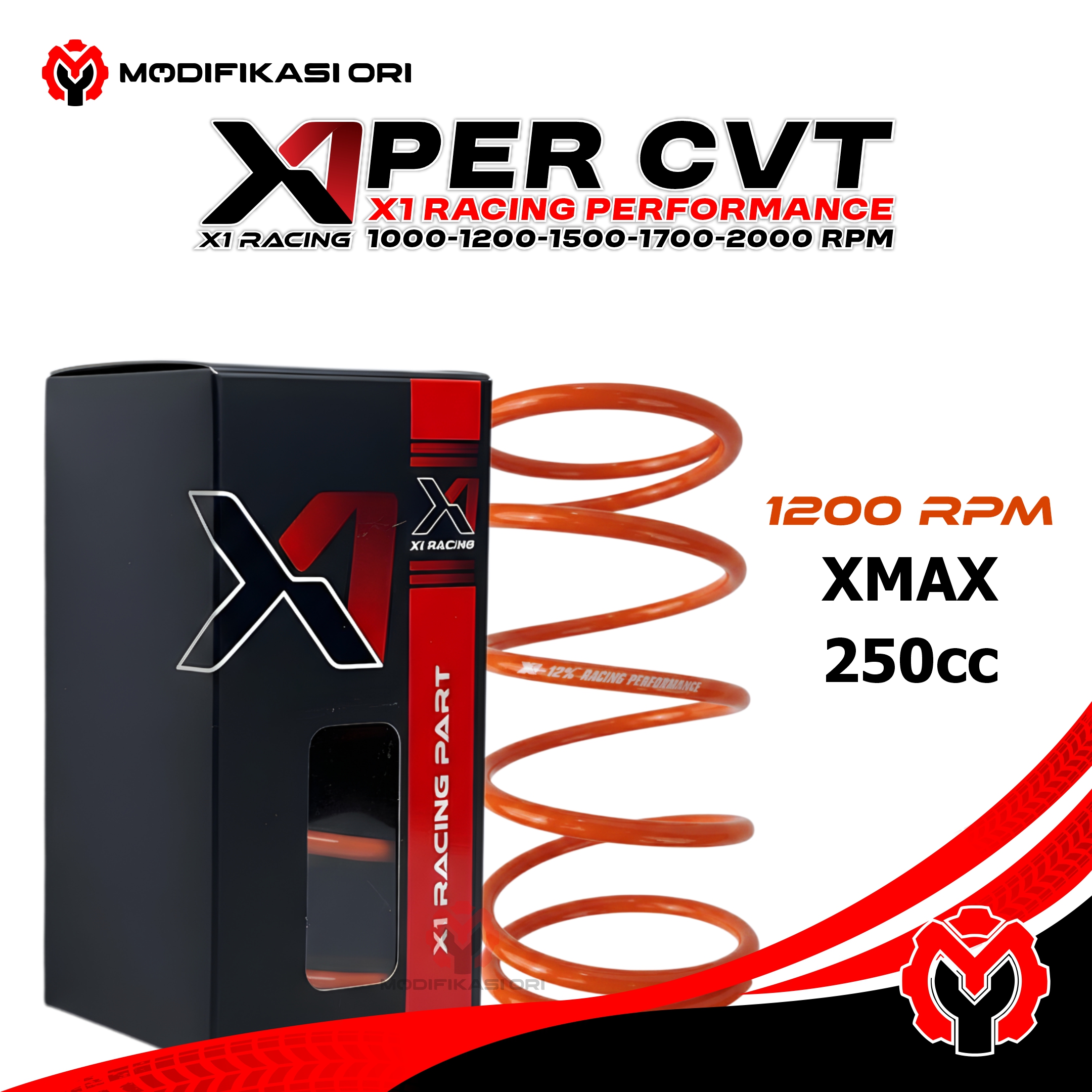PER CVT XMAX 1200 RPM X1 RACING