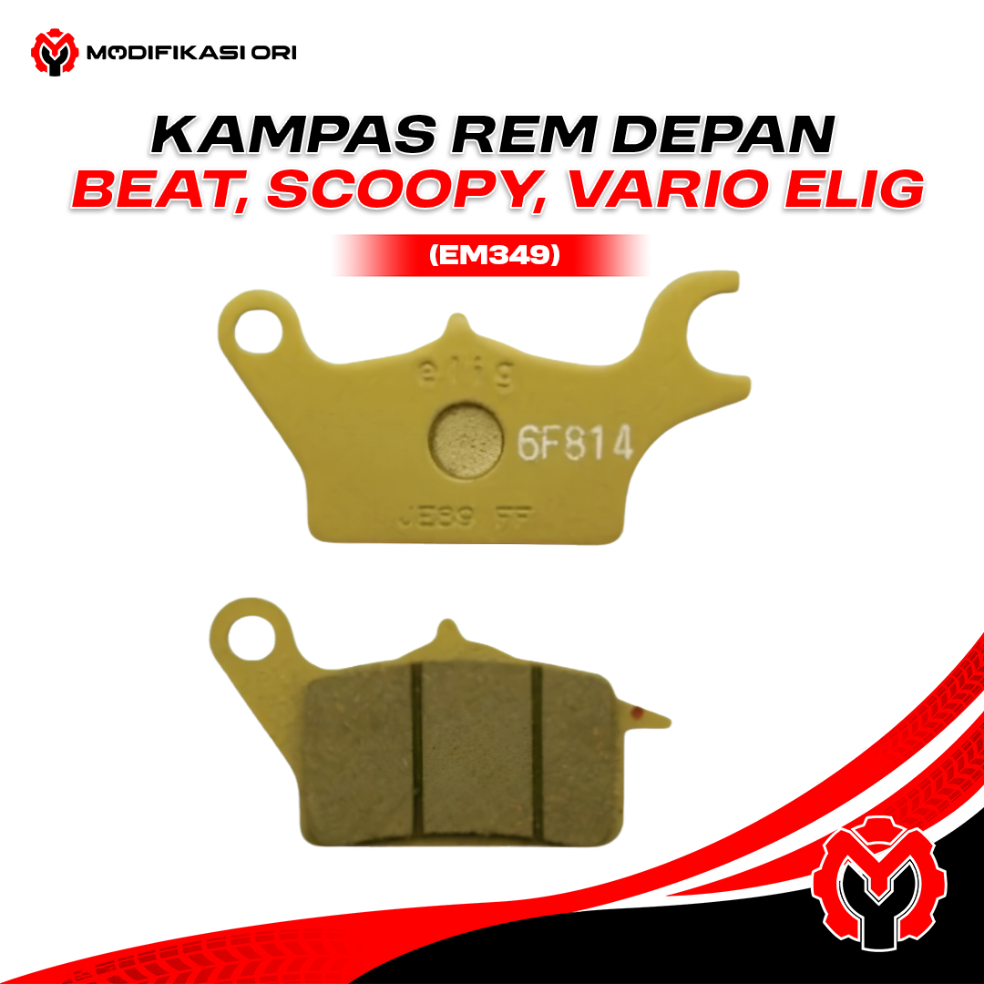 KAMPAS REM DEPAN BEAT, SCOOPY, VARIO (EM349) ELIG