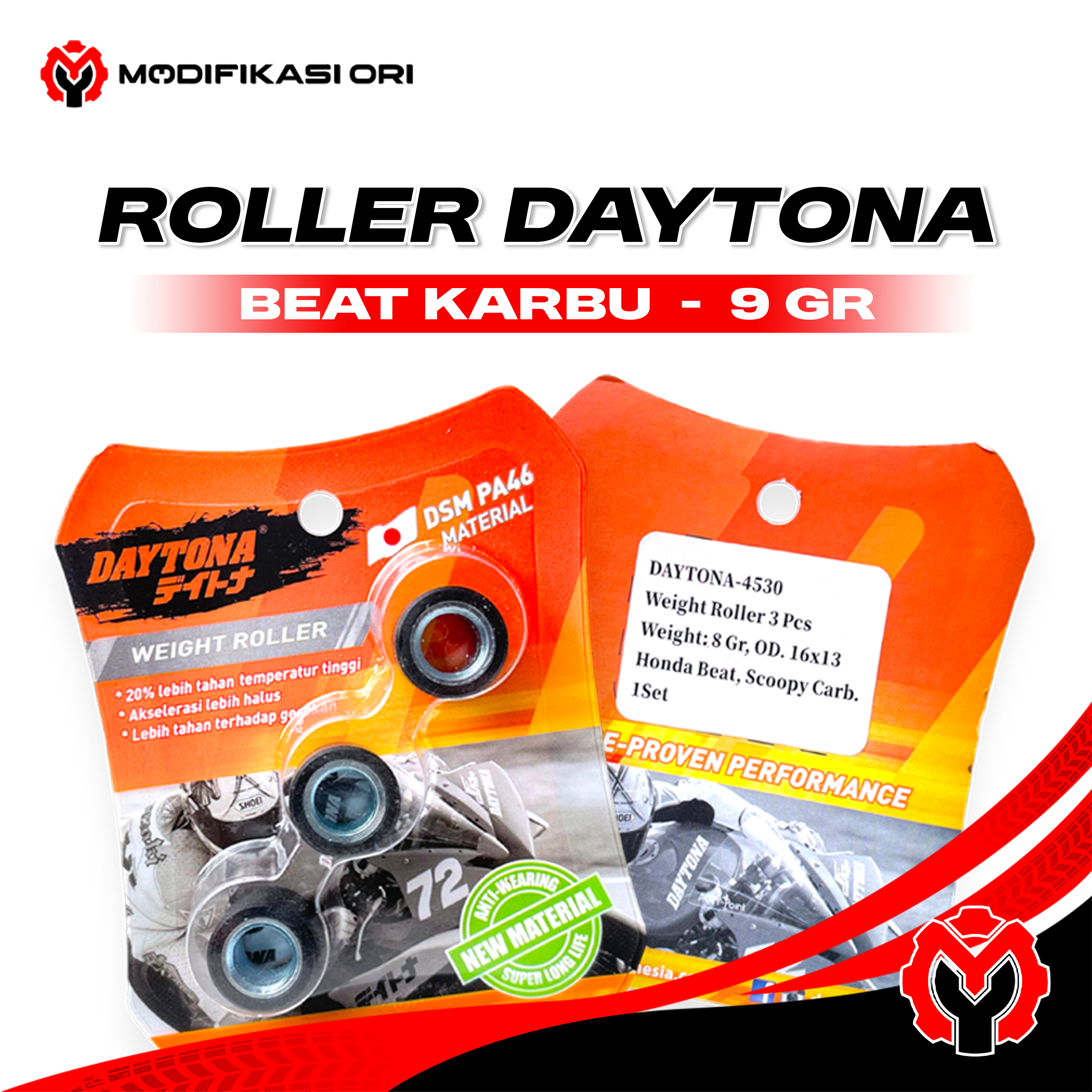 ROLLER 9GR BEAT KARBU DAYTONA