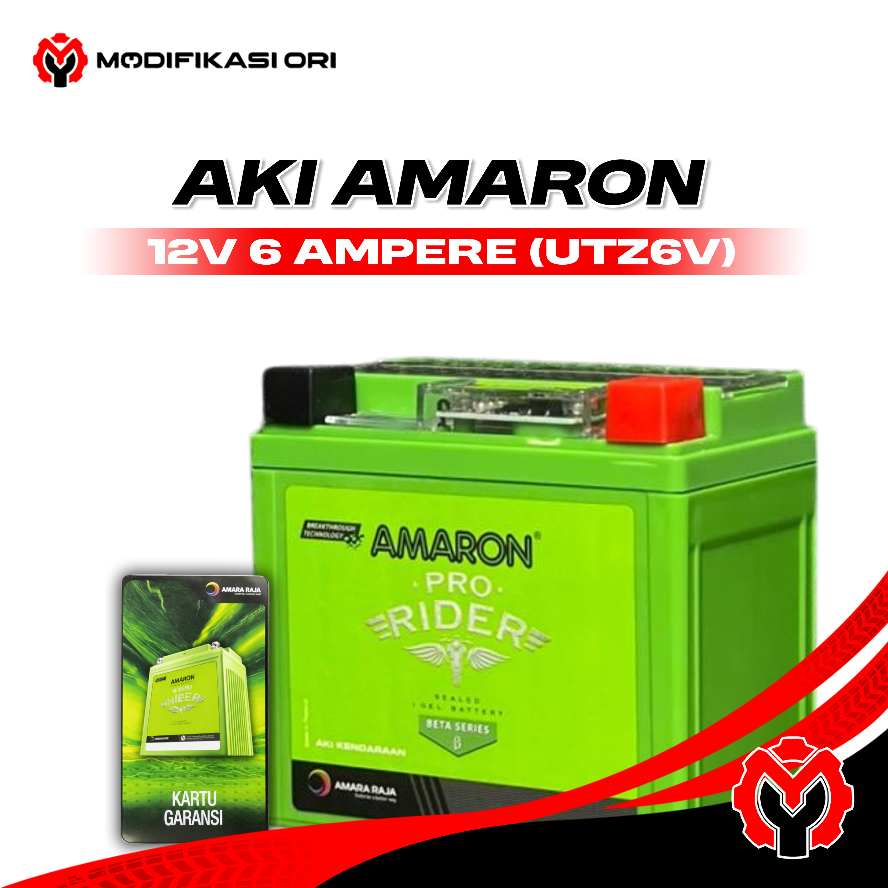 AKI 12V 6 AMPERE AMARON